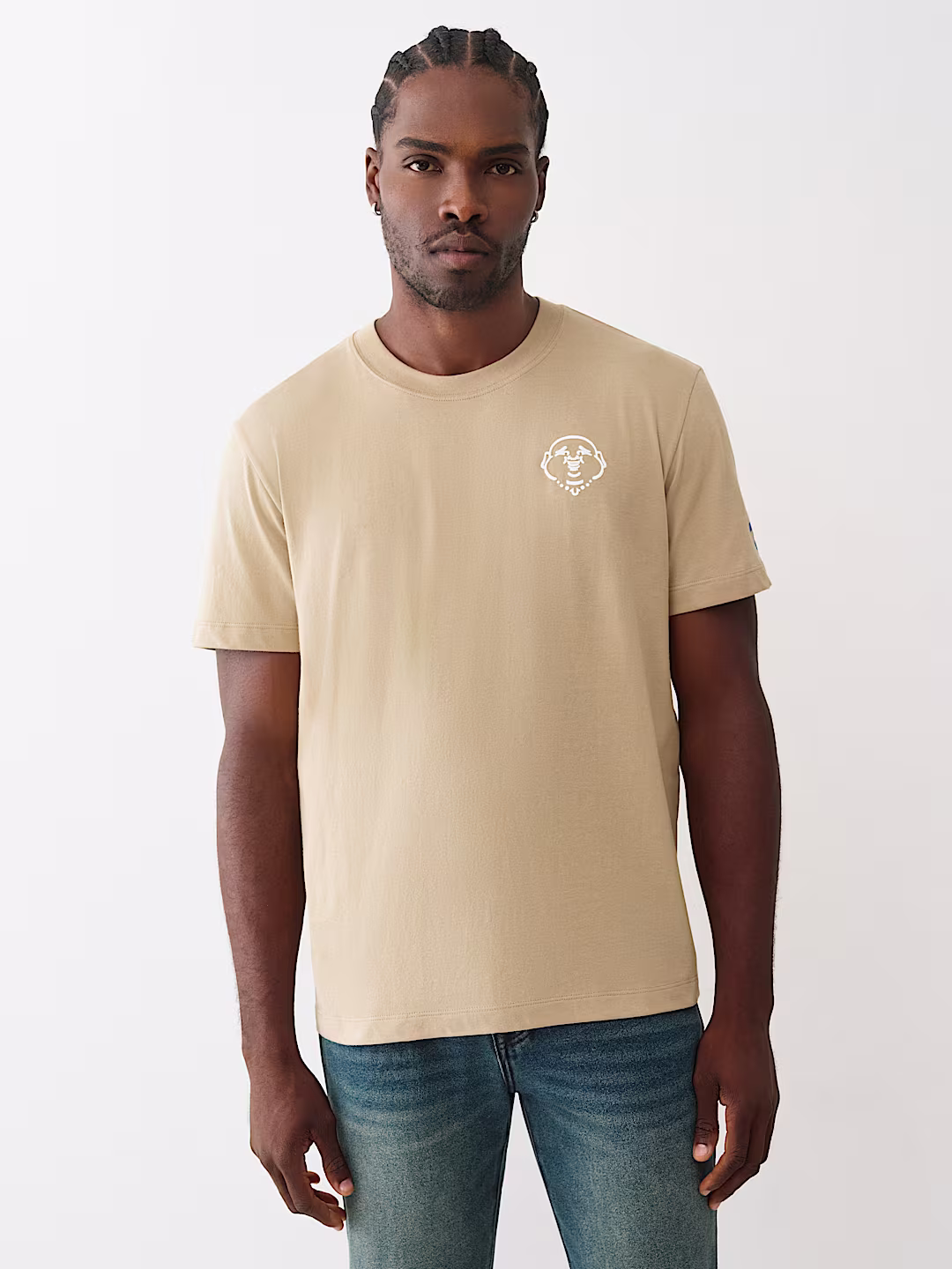 True Religion Men's Logo Print T-Shirt