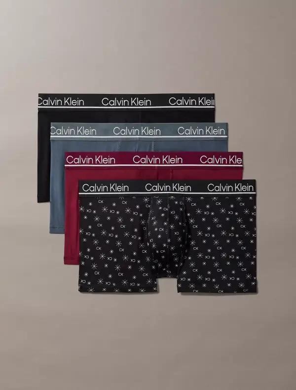 Calvin Klein Men’s Boxer Briefs – 4-Pack Multicolor
