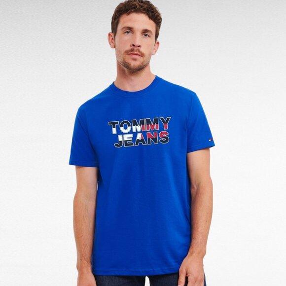 Tommy Jeans Men’s Logo T-Shirt – Blue