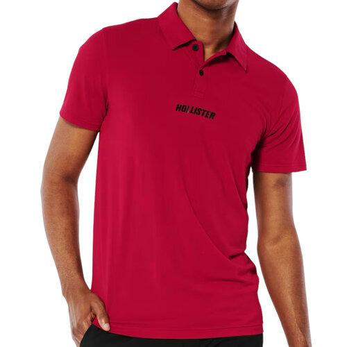 Hollister Men’s Polo Shirt – Red Logo