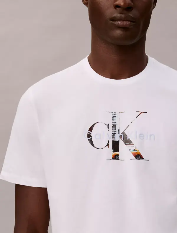 Calvin Klein Men’s White CK Logo T-Shirt