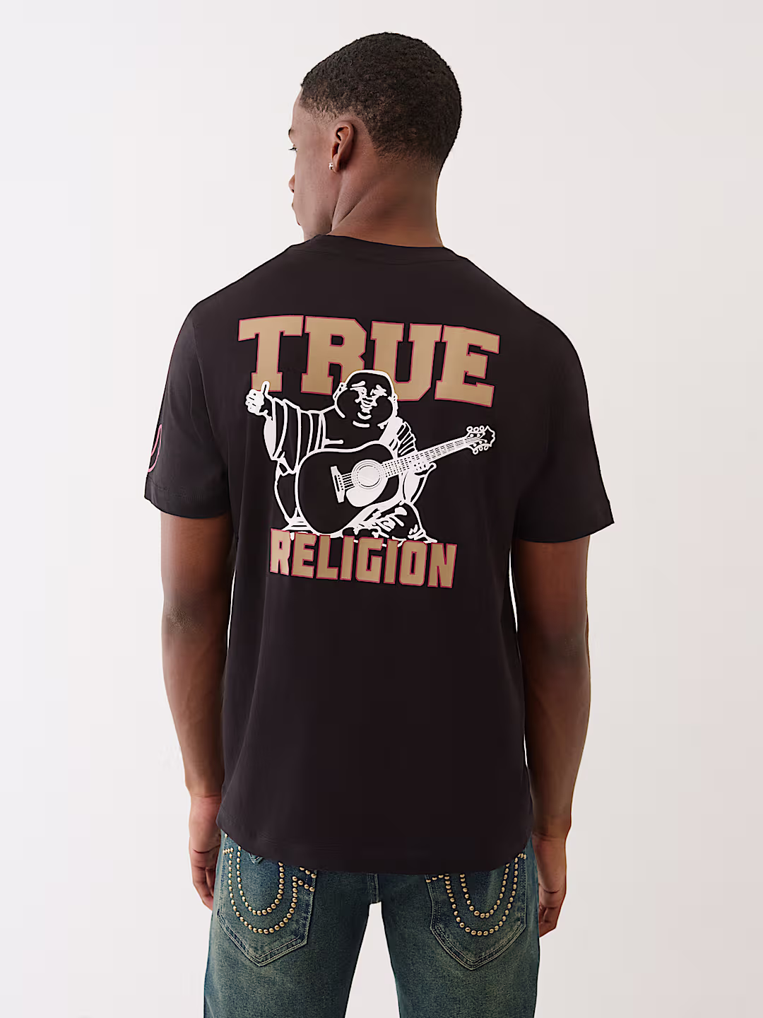 True Religion black+ NAVY Logo true T-Shirt...