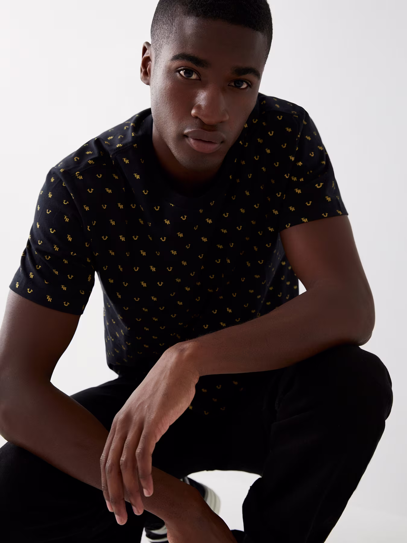 allover monogram tee