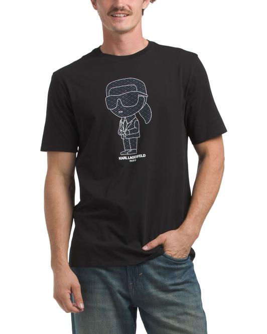 Karl Lagerfeld Men’s Luxe Character T-Shirt
