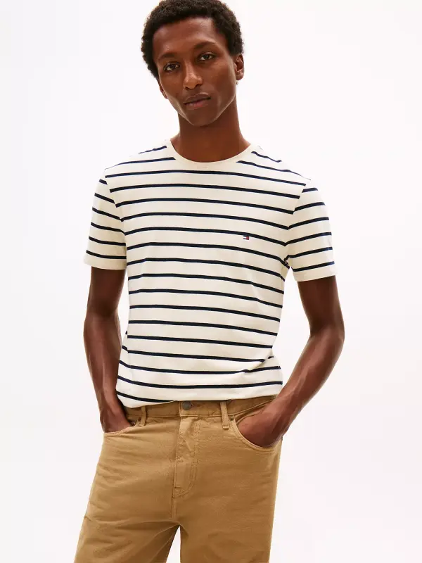 Tommy Hilfiger Men’s Luxe Classic Striped T-Shirt