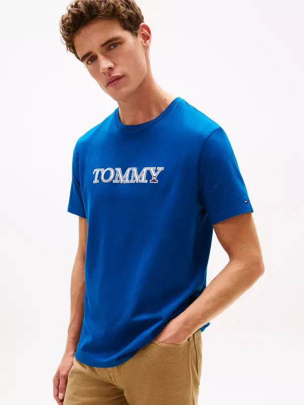 Tommy Hilfiger Men’s Luxe Bold Logo T-Shirt