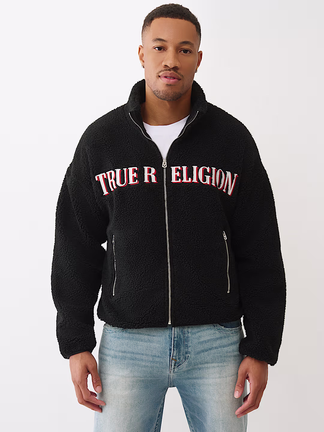 sherpa logo jacket