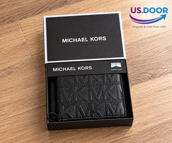 Michael Kors Men's Billfold Wallet – Black..