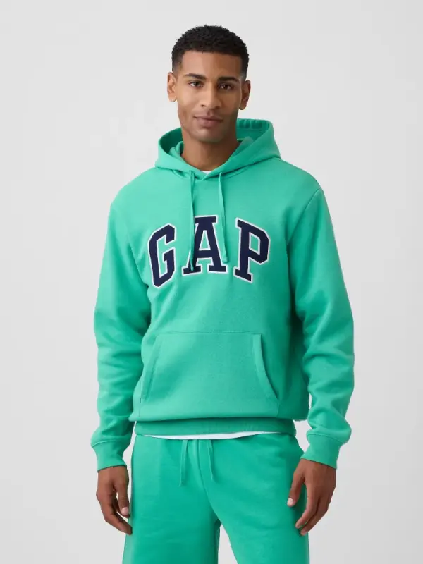 Gap Logo Fleece Hoodie – Green..
