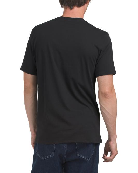 Men’s karl Black Graphic T-Shirt with Cartoon Print