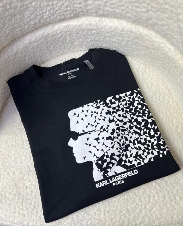 KARL Lagerfeld Black Graphic T-Shirt