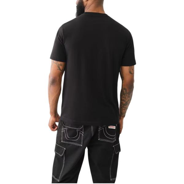 True Religion Black Dual-Color TRUE Graphic T-Shirt