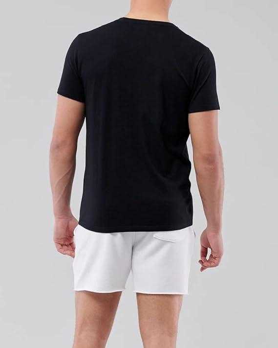 Hollister Men’s Logo Graphic T-Shirt – Black
