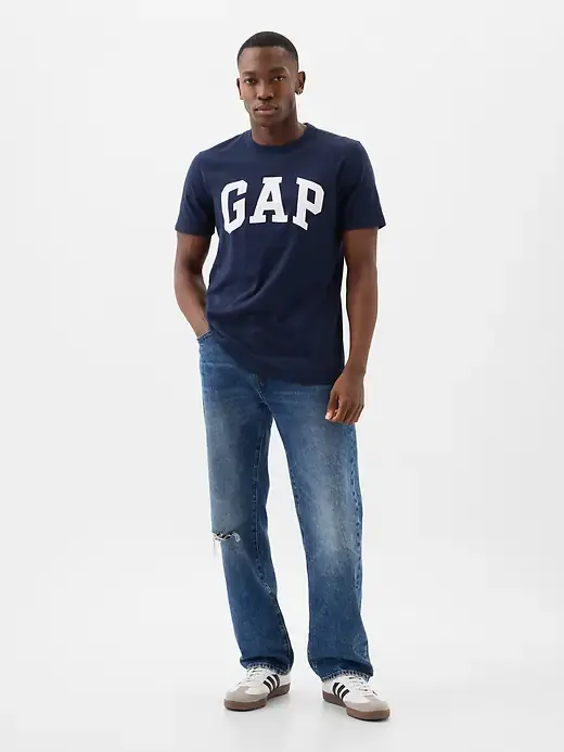 GAP Men’s Navy Blue Logo T-Shirt