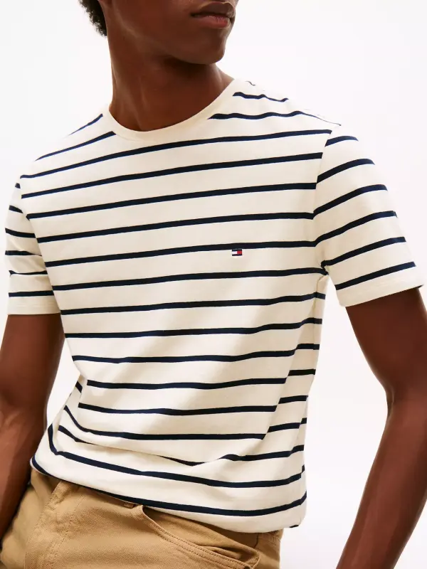 Tommy Hilfiger Men’s Luxe Classic Striped T-Shirt