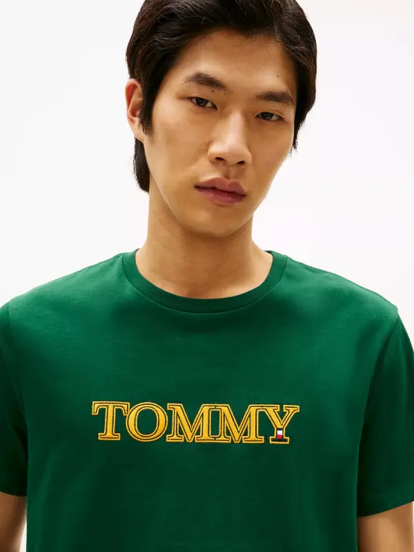 Tommy Hilfiger Men’s Luxe Gold Logo T-Shirt