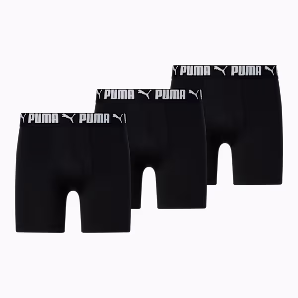 PUMA Men's Athletic Boxer Briefs (3 Pack)..