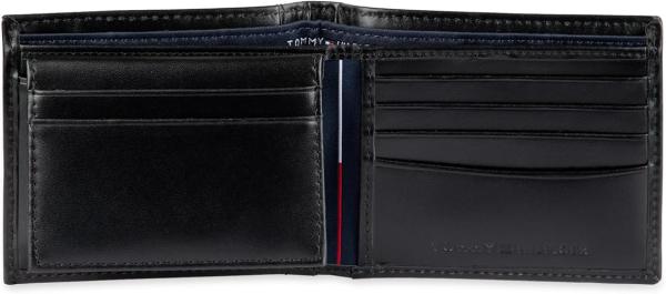 Tommy Hilfiger Men's Leather Orson RFID Bifold Wallet with Removable Passcase..