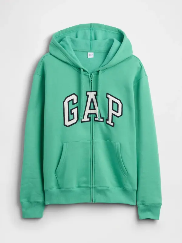 GAP Women’s Logo Full-Zip Hoodie 